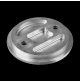 Mercury/Mercruiser Gear Box anode - Round Plate - 00838 - Tecnoseal